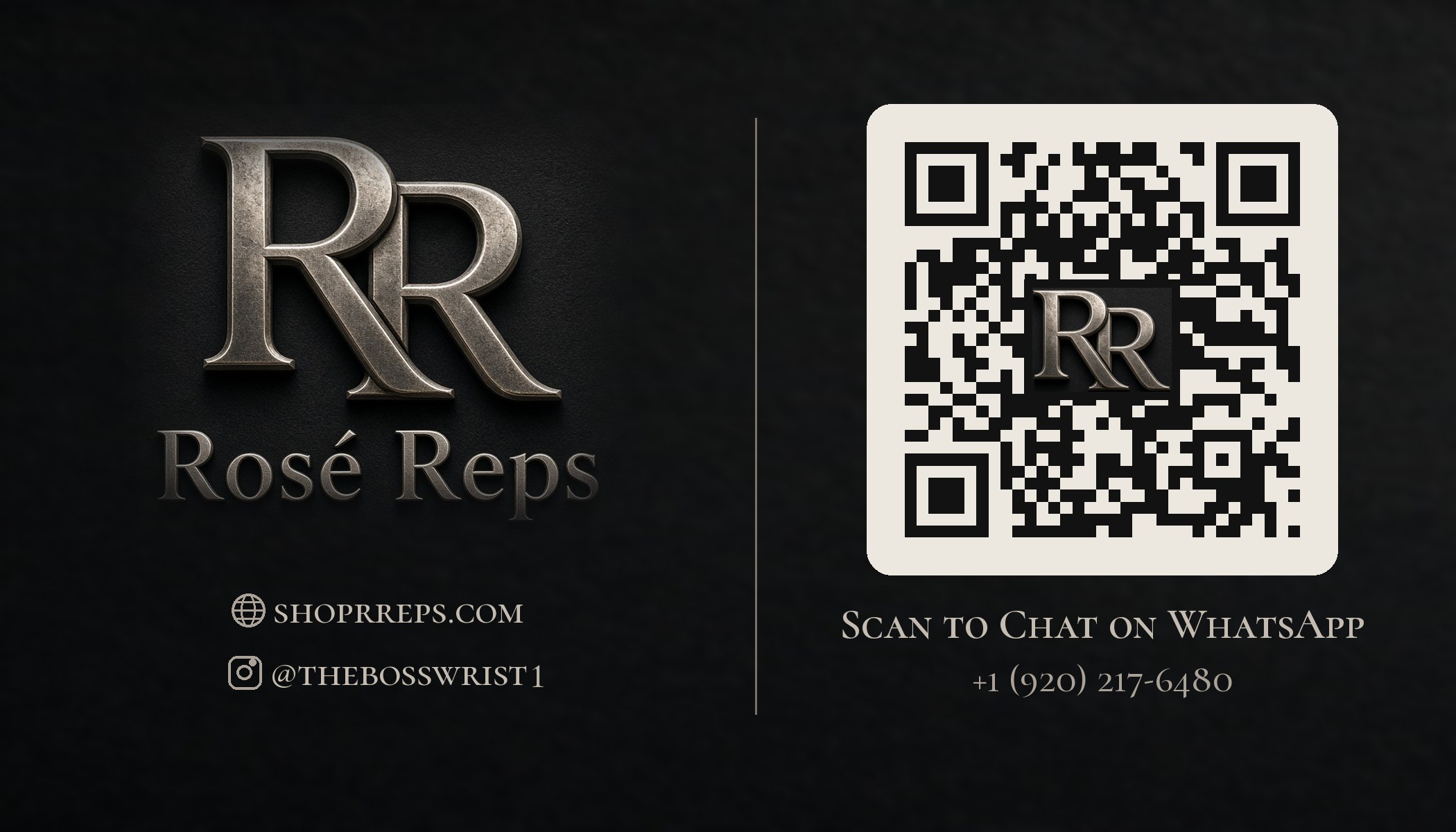 Rosé Reps card
